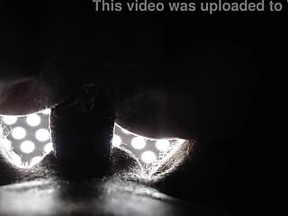 Emotional close-up penetration throbs in pretty teen's juicy wet pussy