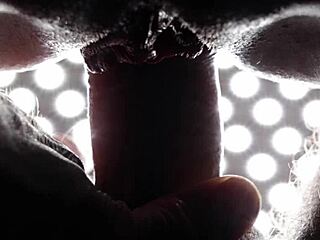 Emotional close-up penetration throbs in pretty teen's juicy wet pussy