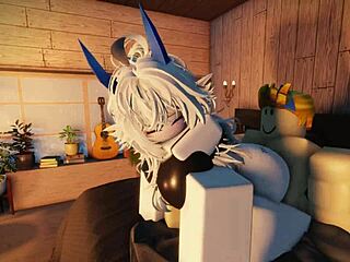 sexy big ass slut gets fucked hard in roblox sex