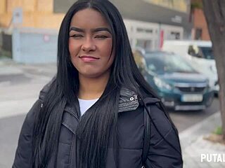 Dikke latina Ambar Bunny doggystyle gebogen creampie missionaris