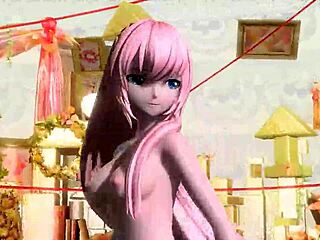 Megurine Luka Nude Mod Reveals Big Tits Ass Pussy Boobs Goddess