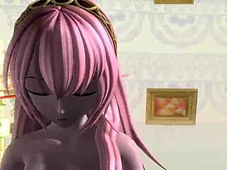 Megurine Luka Nude Mod Reveals Big Tits Ass Pussy Boobs Goddess