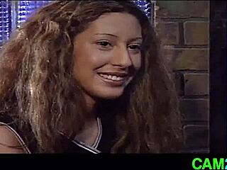 that brunette teen with perfect tits takes hard titty fuck pounding