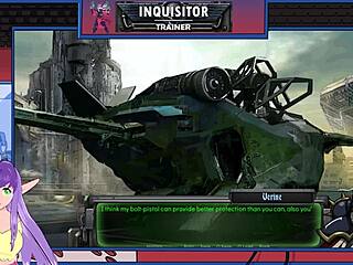 who beats this muscular babe in rough big cock game?