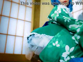 asian cosplay princess wakasagi lays eggs in freaky oviposition av pilot footage