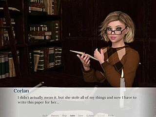 Emma Bookworm's Big Tits Creampie in Library Play