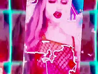 blonde goddess in fishnets obsesses over her maledom mistress gift