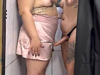 brazilian babe big ass wet pussy fucked hard public store moaning orgasm