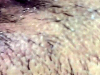 damn after so long without it indian wife takes hubby's creampie doggystyle 😍