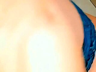 Caged Shemale Takes Brutal Anal Dildo Pounding to Orgasm