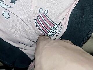 Xxx stepsis shares tight shaved pussy for horny amateur sex