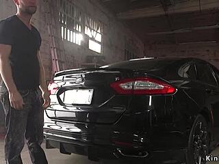 Dude Roughly Pounds Adorable Tied Juliette March in BDSM Bondage