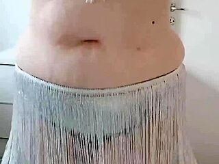 curvy fat bbw belly dancer shakes her massive ass in hypnotic big ass dance routine