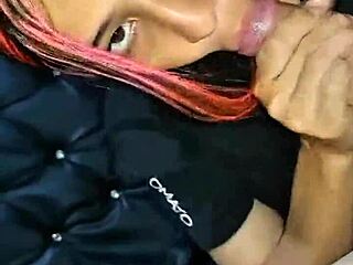 stepmom caught under couch gives stepson hot quickie creampie on the spot