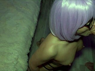 My roommate begs me to suck his monster cock then fucks my ass doggystyle creampie dorm