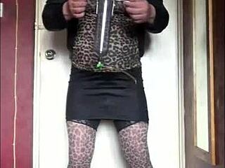 Shy Stocking Crossdresser Begs Not to Reveal Bisexual Humiliation