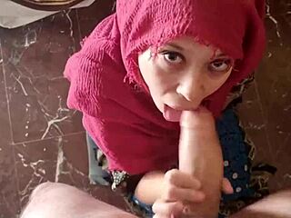 muslim teen amateur sucks monster cock homemade until big cumshot fills mouth