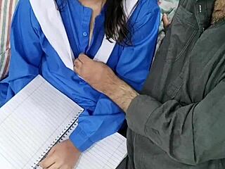 stepdad fucks his desi student hard