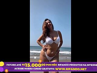 brazilian mature wife amateur shakes her curves seductively