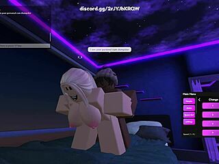 blonde whore plays roblox porn