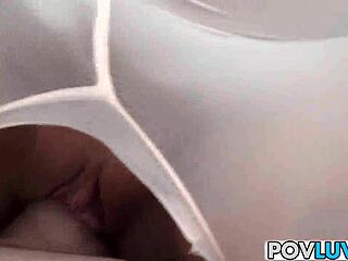 beautiful blonde emily austin's pov blowjob turns into doggystyle pounding