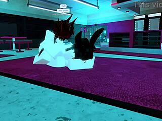 roblox bunny girl gets naughty and fucks hard in game