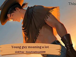 Young Sexy Guy Moans Erotically to Orgasm with Friend