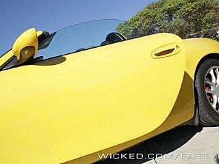 My huge tits bounce wildly as I get fucked hard in heels