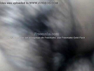 Intense anal pounding makes latina girlfriend squirt wildly