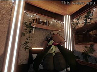 monster cock rips through hot girl's tight jeans for savage pounding