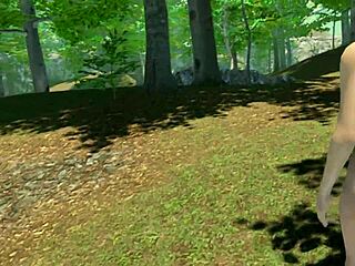 Redhead's shaved pussy craves outdoor play in paradise trails vr