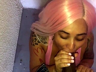 whoa curvy barbi's pink hair milf pussy rides until rome major blasts cum all over it