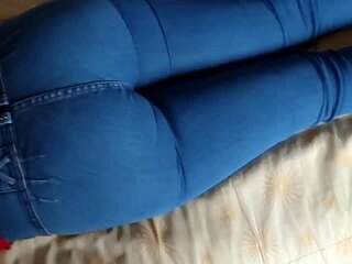 why does my stepson caress my huge latina milf ass making me masturbate hairy pussy in lingerie taboo