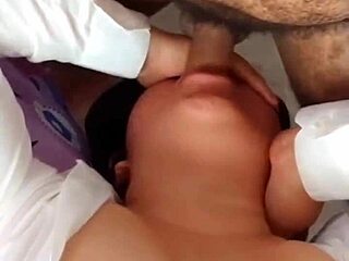 morrita colegiala mexicana lets me fuck her tight pussy then sucks balls and swallows hot cum