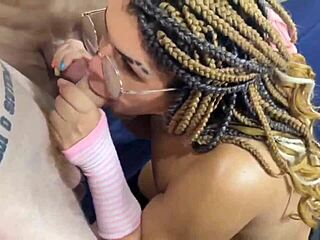 Gulosa Deepthroats and Spits on Two Crossdressing Trans Cocks Hungrily