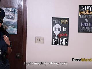 cop lady? teacher turns her into garage whore now! 😈🚔