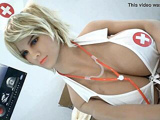 Blonde nurse wife's pink lust ignites modeling for cash