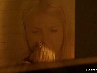 Whitney Able bares small tits for epic blowjob and handjob in the dark!