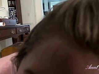 Aunt Judy's 42-Year-Old MILF Isabella Does Yoga in Virtual POV.