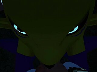 Furry Renamon Takes Intense Outdoor Public Railing Action