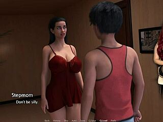 Young golden boy unloads thick cum hard on stockings milf's wet pussy cosplay