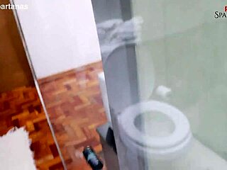 hey check out niki niquita shaking that juicy latina ass in the shower after creampie