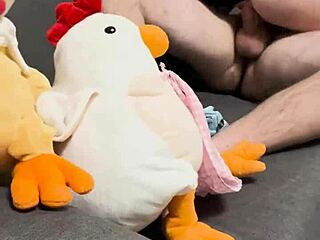 italian amateur cums on black panties sofa