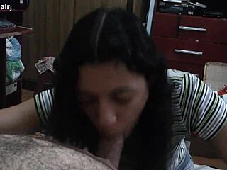 jade sucks friend's cock while hubby films her moans