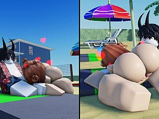 Wow Big Tits Big Ass Beach Day Special!