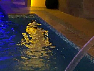 Exhibitionist couple katty blake fucks rough in public spa with dirty talk cowgirl ride?