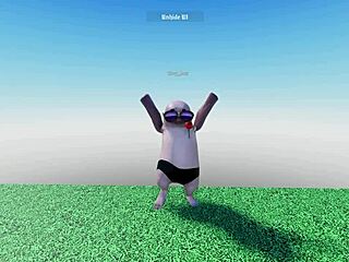 Horny dude dances pole to busty latina's masturbation moans and licks