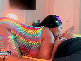 i get sloppy wet with this curvy black beauty's soul-snatching deepthroat blowjob