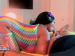 i get sloppy wet with this curvy black beauty's soul-snatching deepthroat blowjob