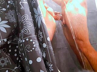 showering with stepsis turned into crazy anal pounding her tight colombian ass